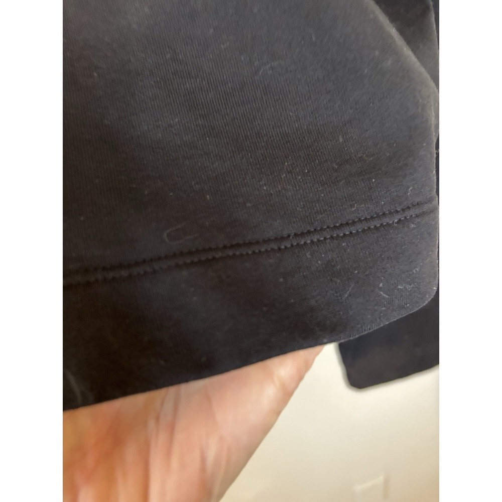 MANTRA Los Angeles Black Organic Cotton Boxy Long Sleeve Crop Top M - Picture 2 of 6